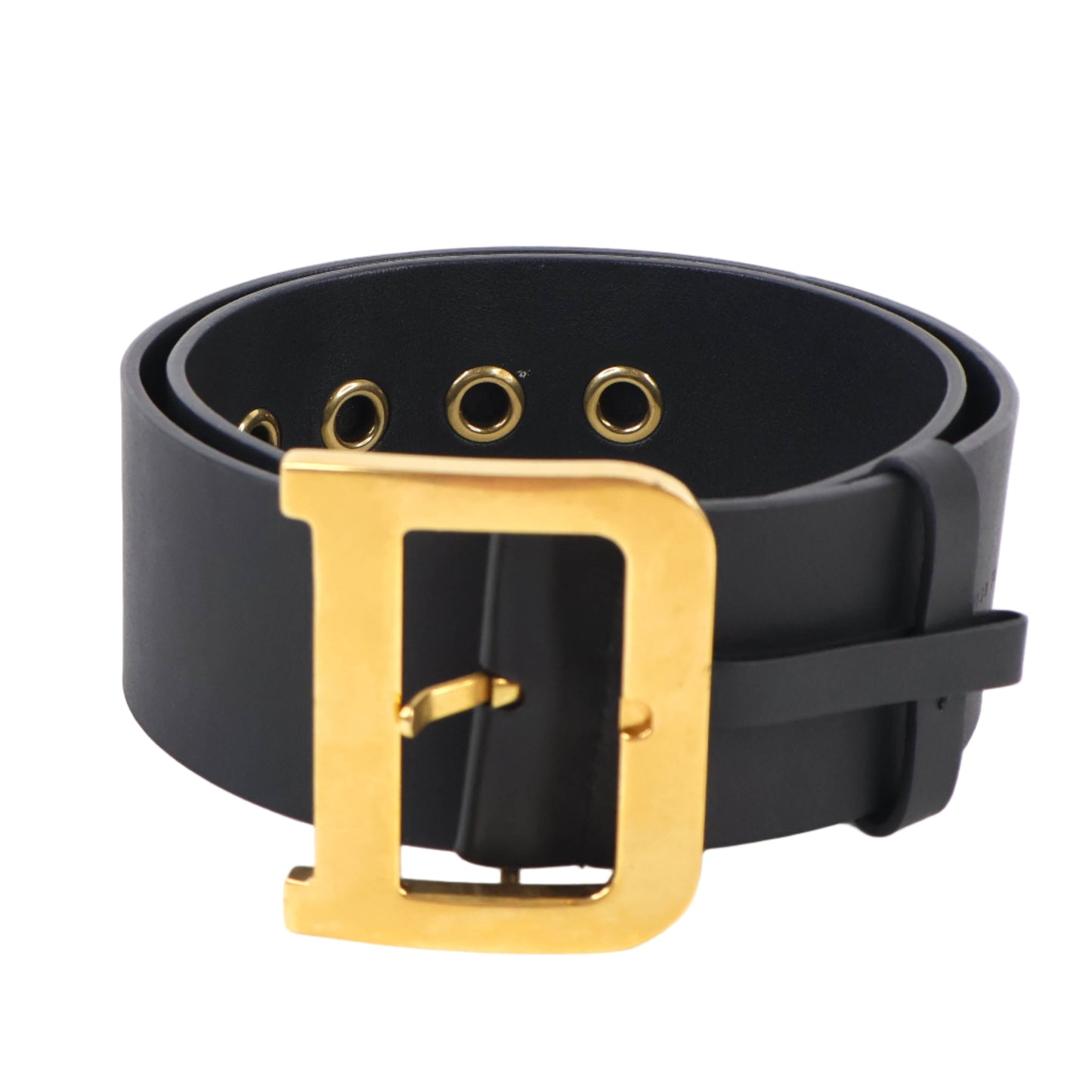 Christian Dior Belt Diorquake Black/Gold