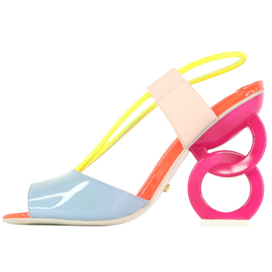 Kat Maconie Heels Patent Neon