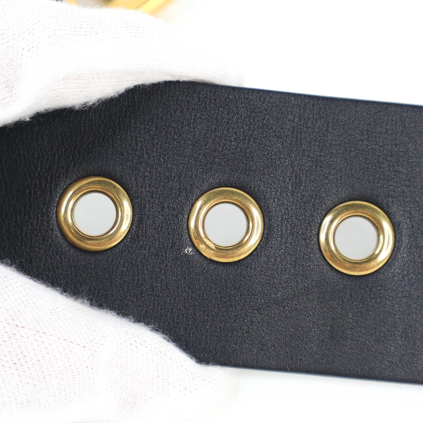 Christian Dior Belt Diorquake Black/Gold