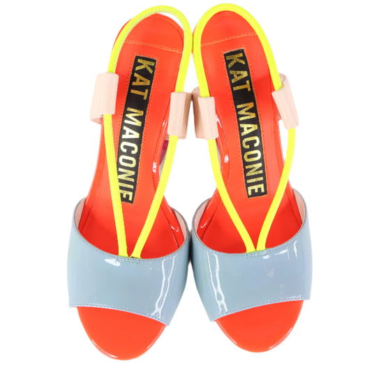Kat Maconie Heels Patent Neon