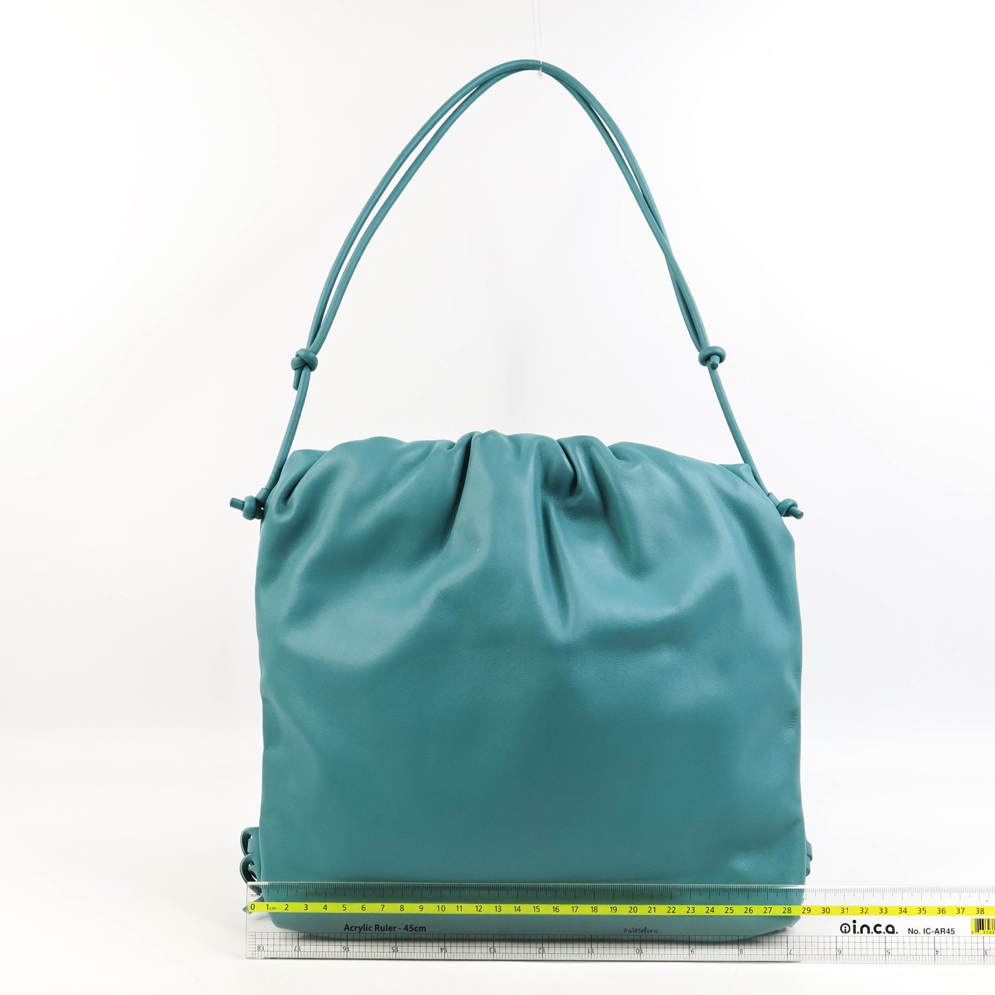 Bottega Veneta Fringe Pouch Linoleum Blue