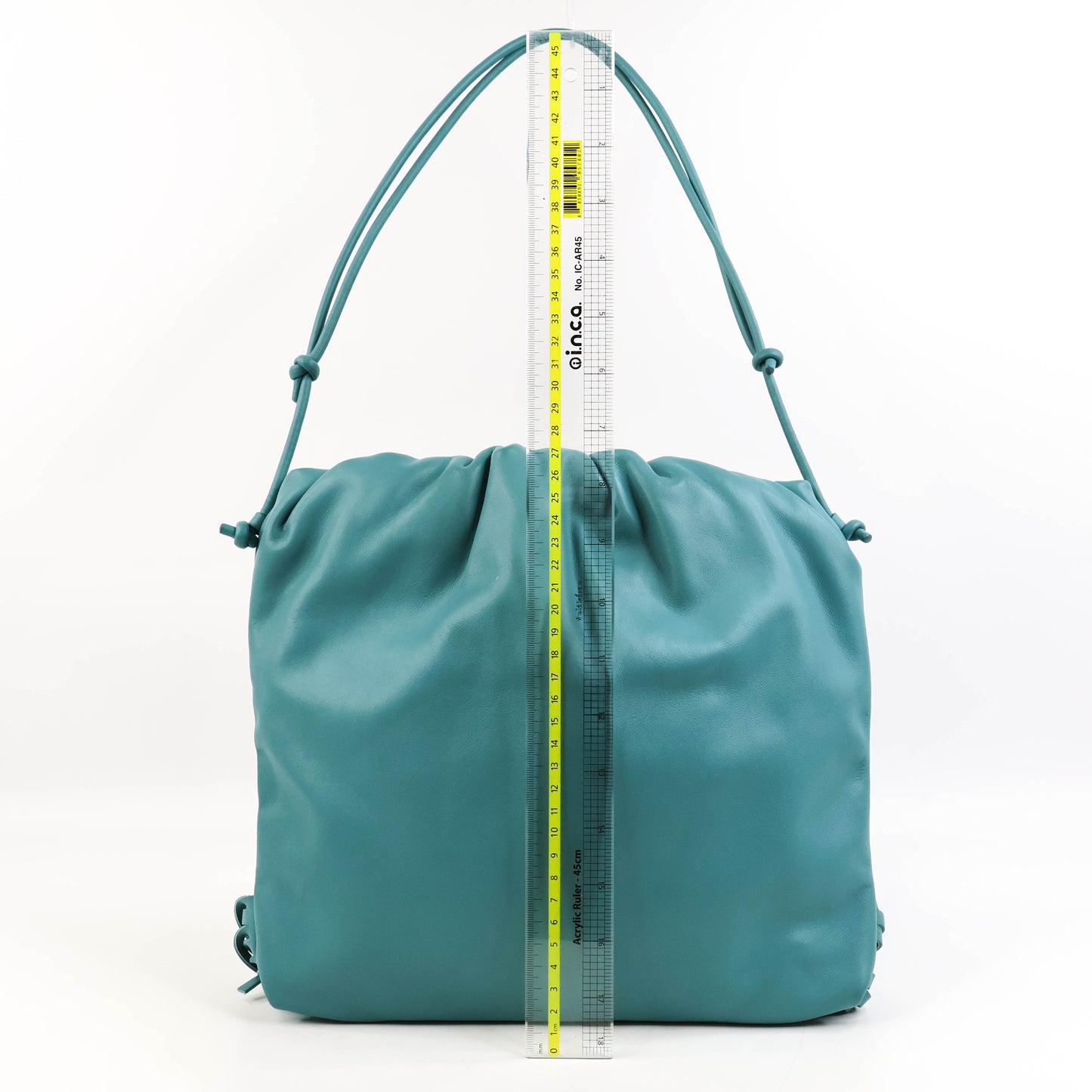 Bottega Veneta Fringe Pouch Linoleum Blue