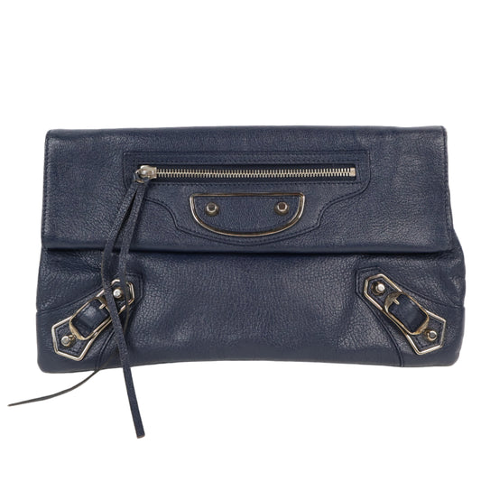 Balenciaga Clutch Navy