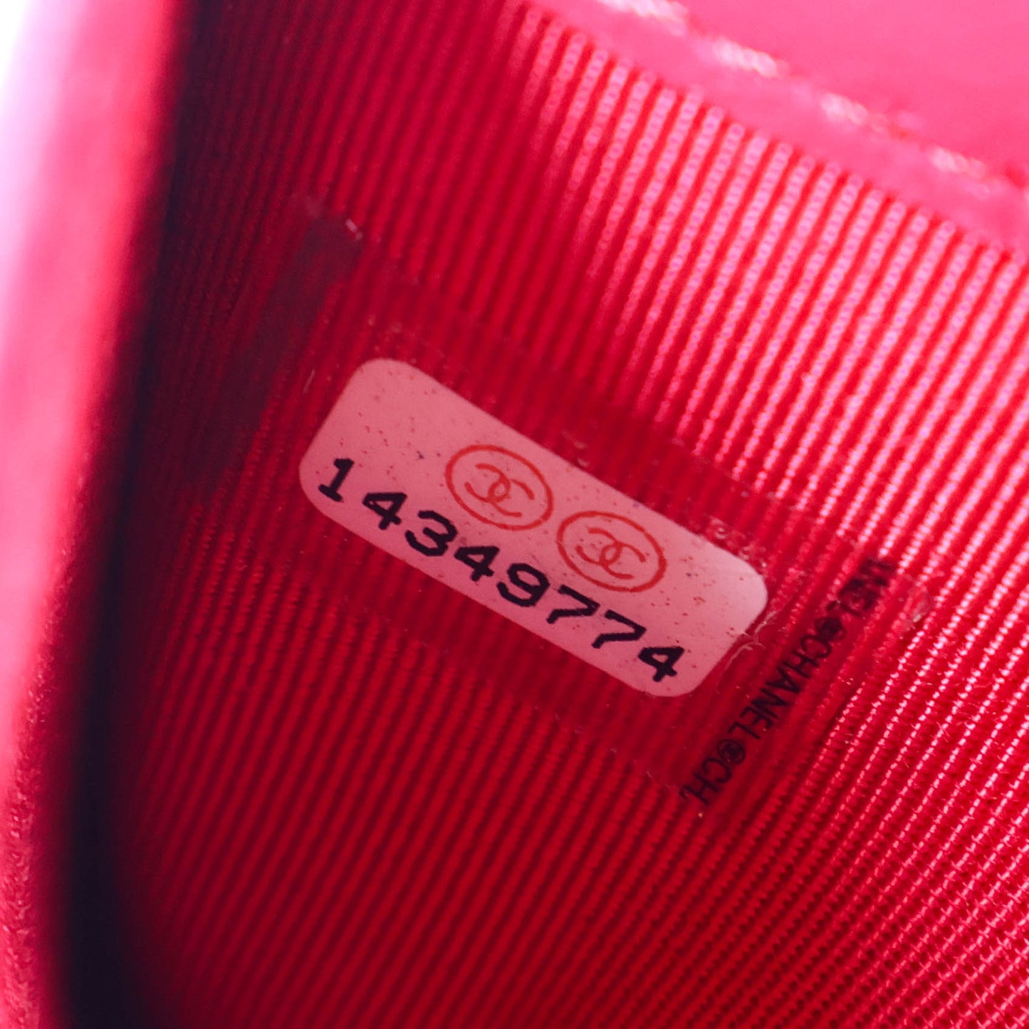 Chanel Long Wallet Pink Lamb  23,800