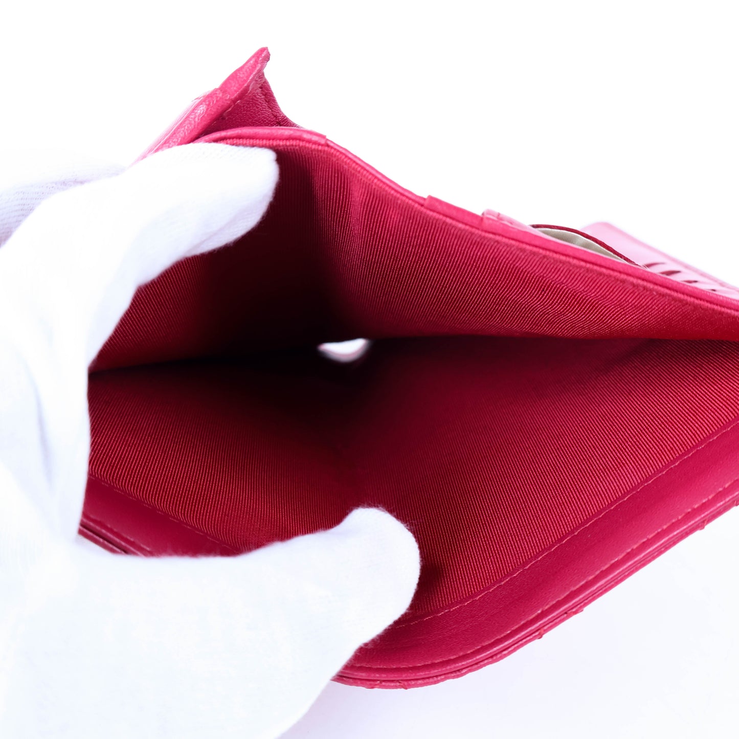 Chanel Long Wallet Pink Lamb  23,800