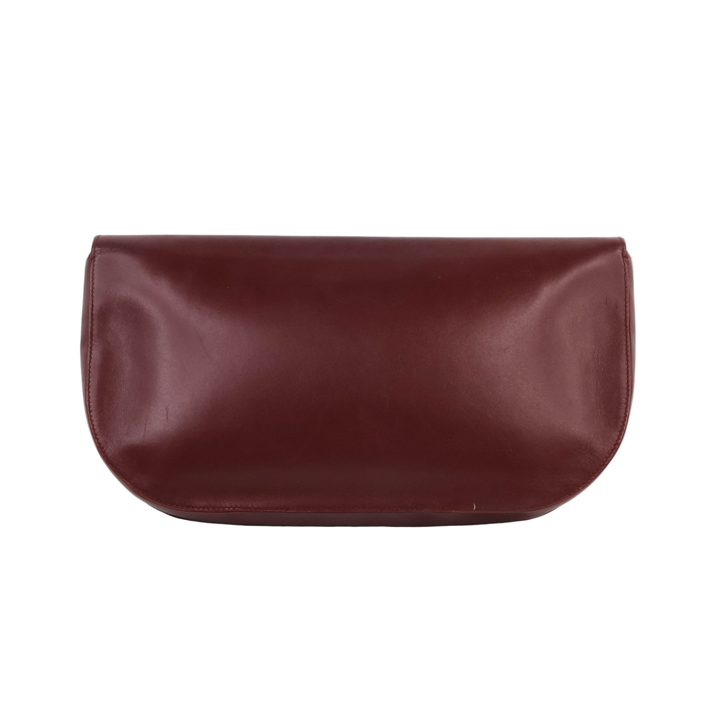 Cartier Flap Clutch Burgundy