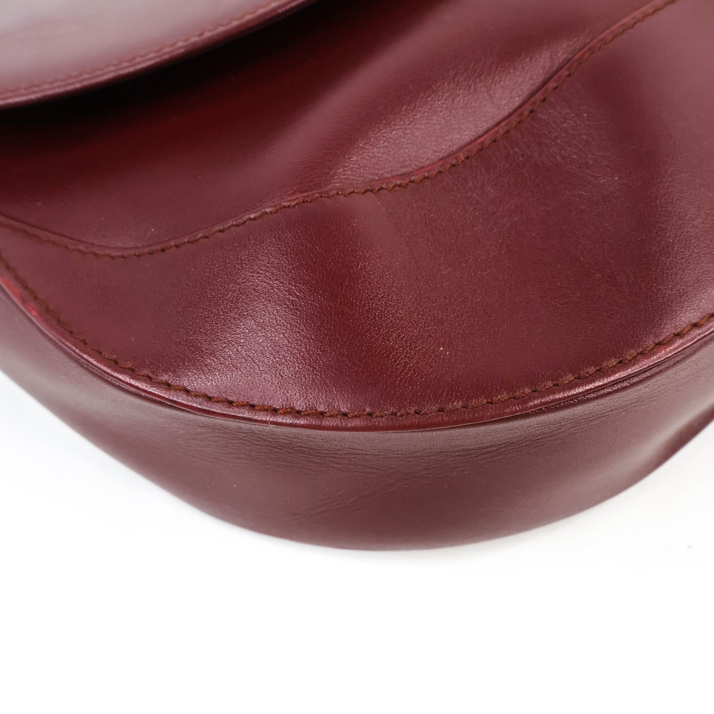 Cartier Flap Clutch Burgundy