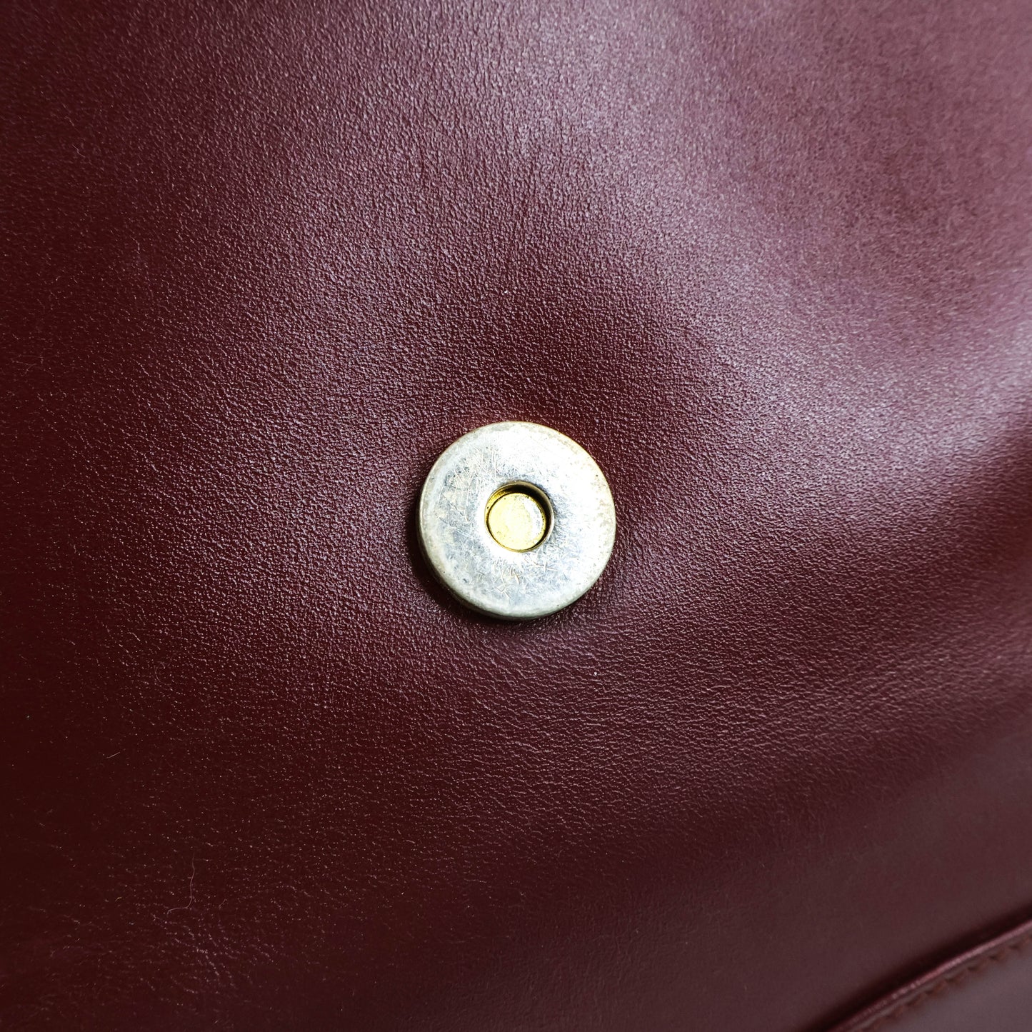 Cartier Flap Clutch Burgundy