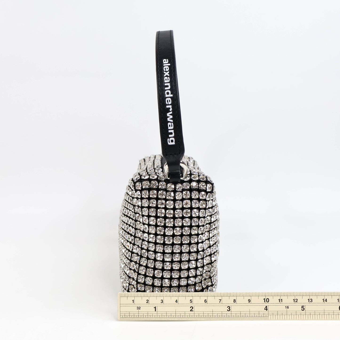 Alexander Wang Pouch Bag Black Crystal