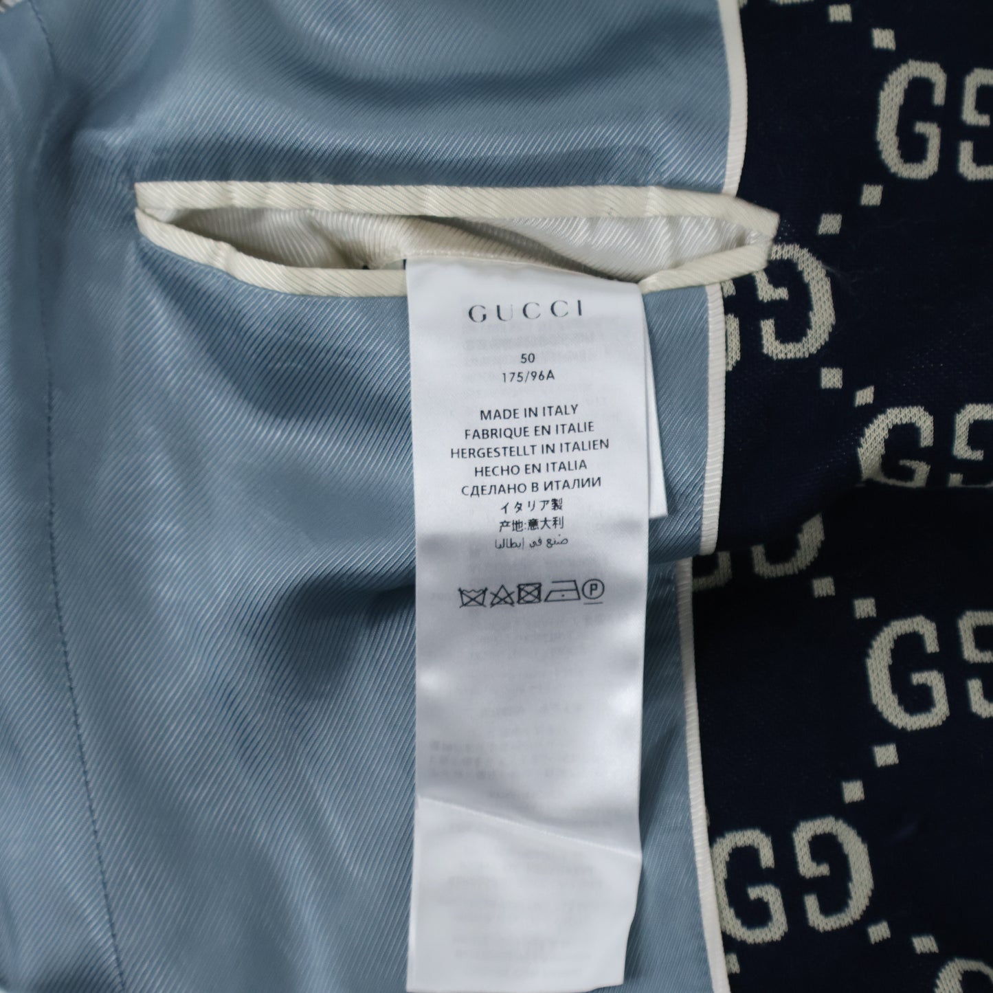 Gucci Jacket GG Jacquard Navy