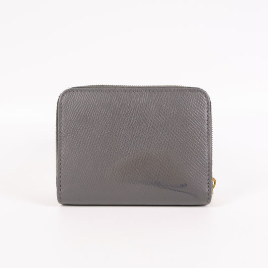 Celine Zippy Short Wallet Grey