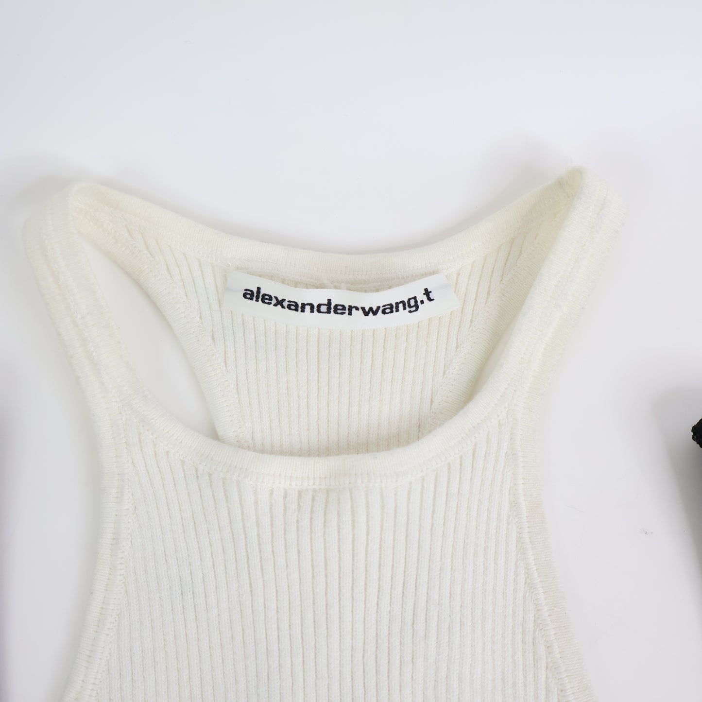 Alexander Wang Bi Layer Sleeve Dress Black White