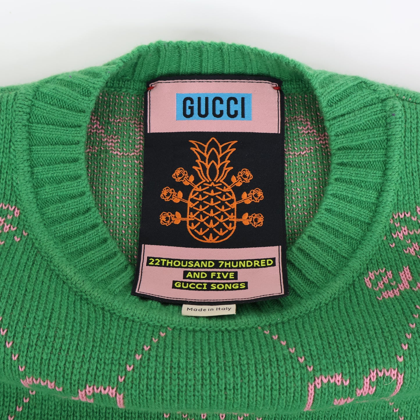 Gucci Pineapple Sweater Green