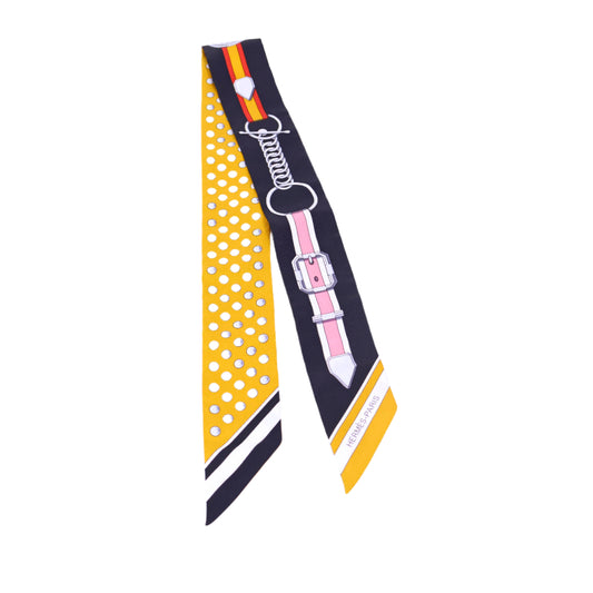 Hermes Twilly Single Black/Gold