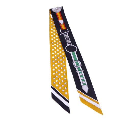 Hermes Twilly Single Black/Gold