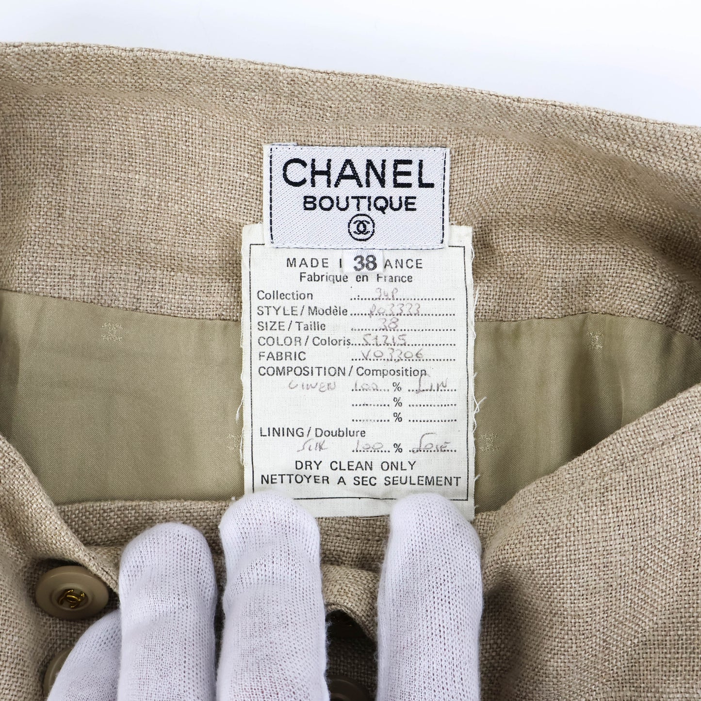 Chanel Skirt Beige