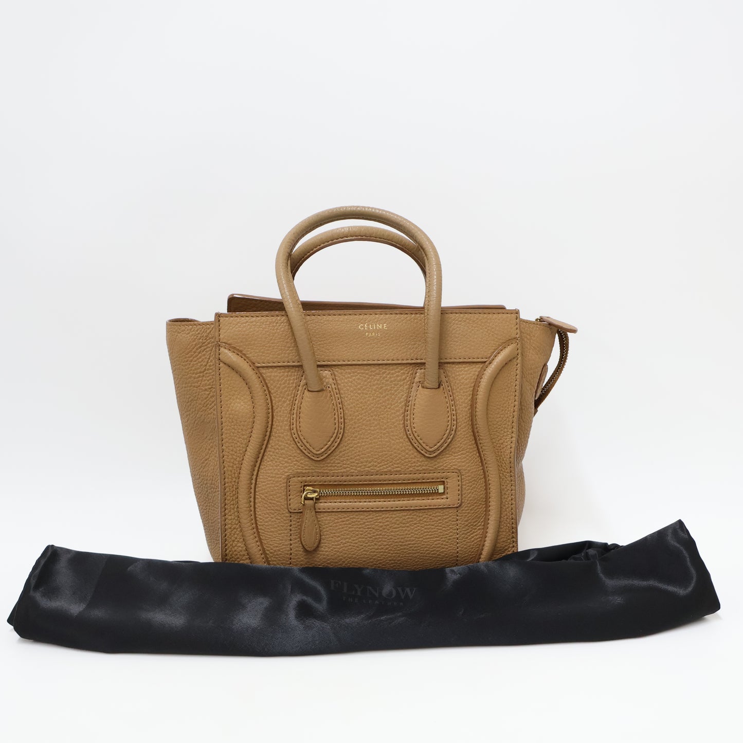 Celine Luggage Micro Brown