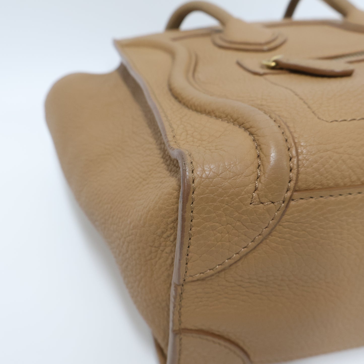 Celine Luggage Micro Brown