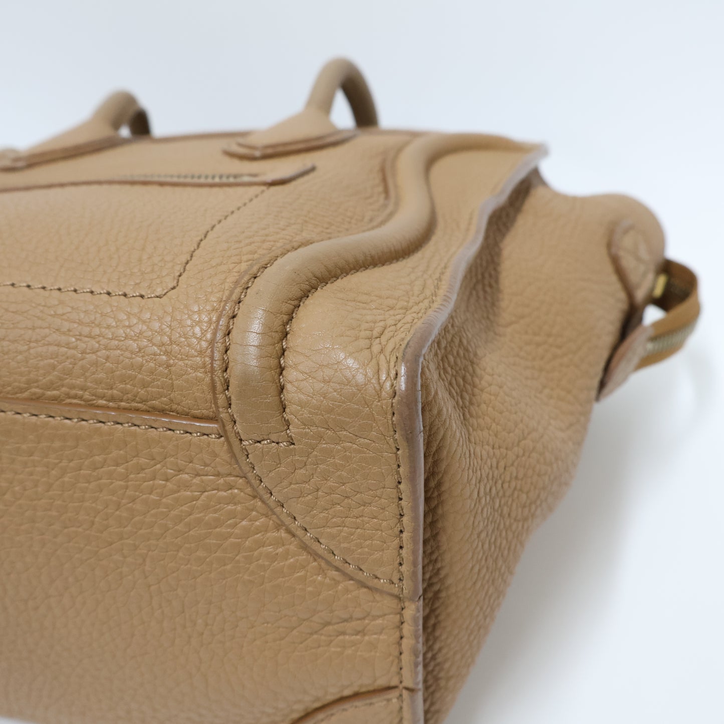 Celine Luggage Micro Brown