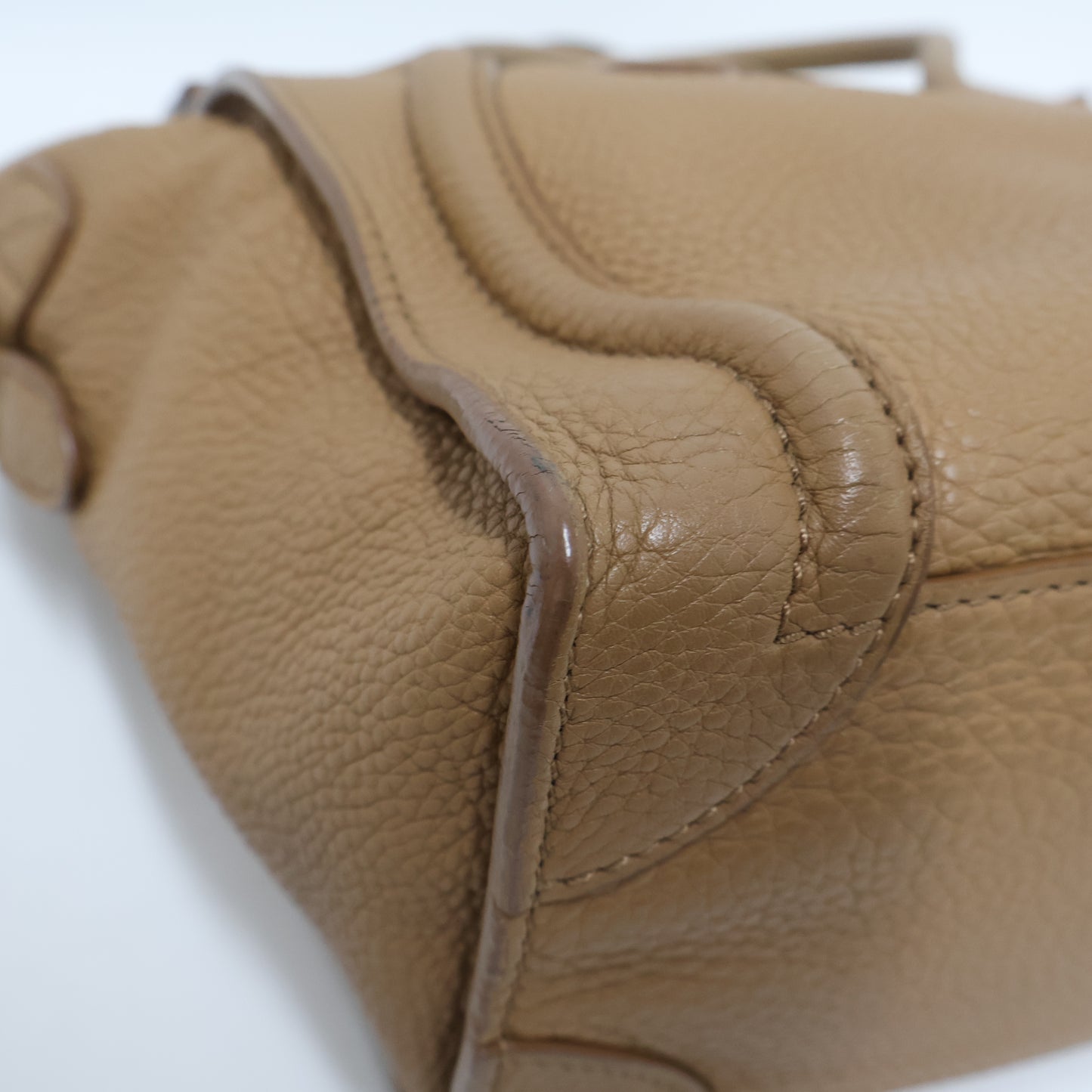 Celine Luggage Micro Brown