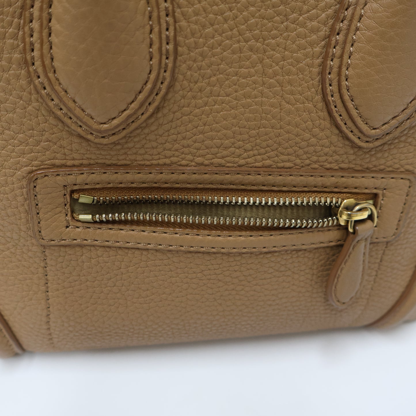 Celine Luggage Micro Brown