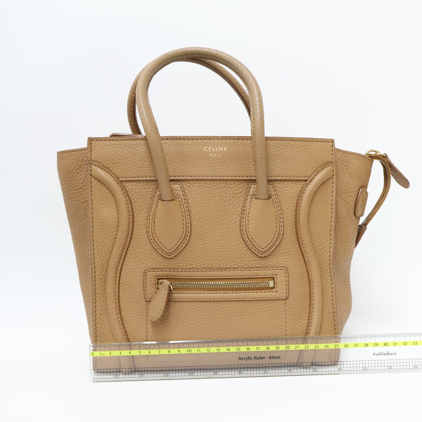 Celine Luggage Micro Brown