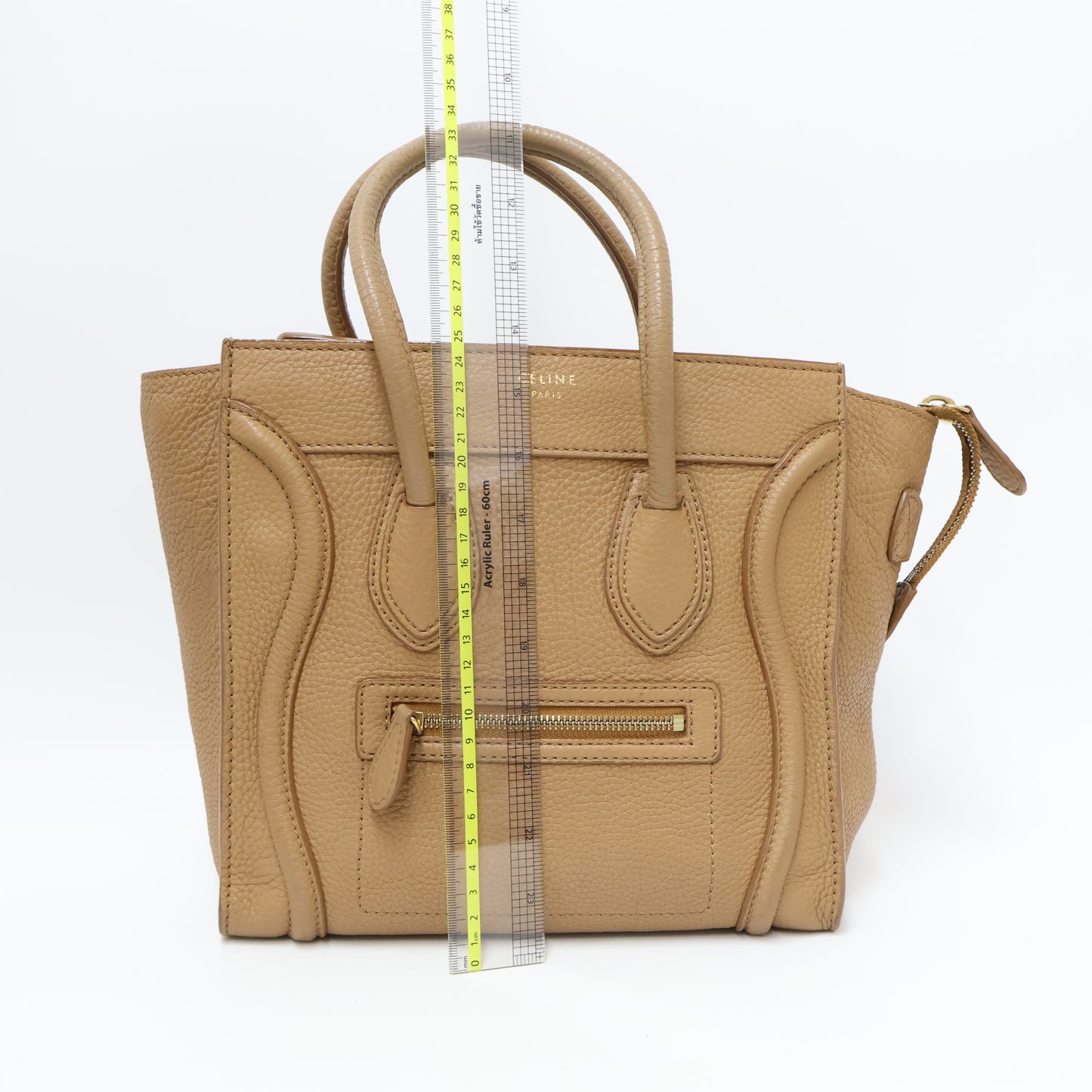 Celine Luggage Micro Brown