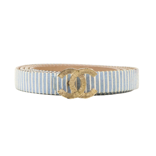 Chanel Belt Blue/White 85/34