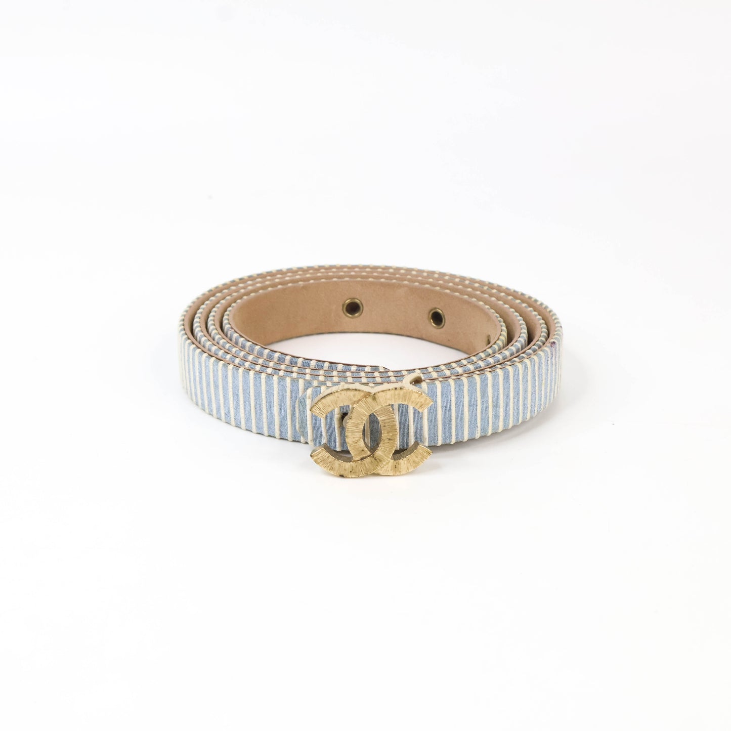 Chanel Belt Blue/White 85/34
