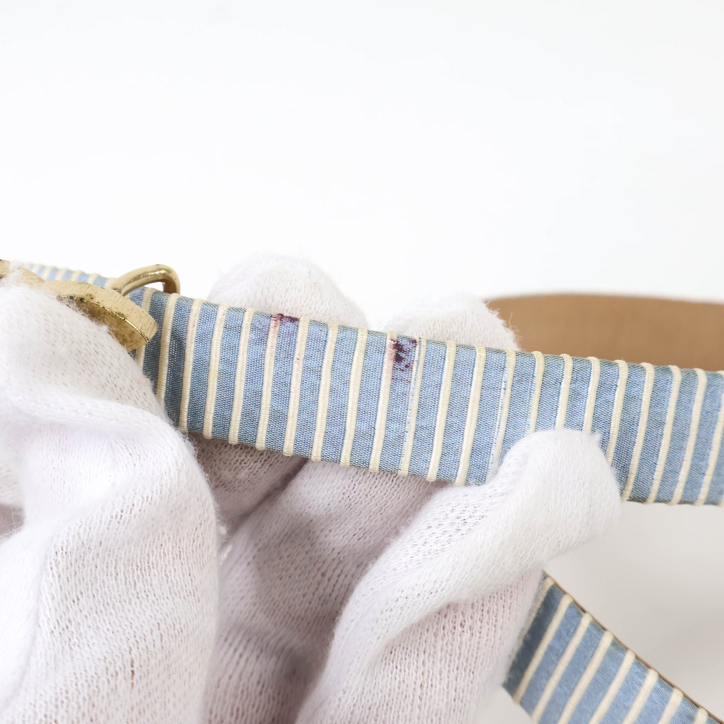 Chanel Belt Blue/White 85/34