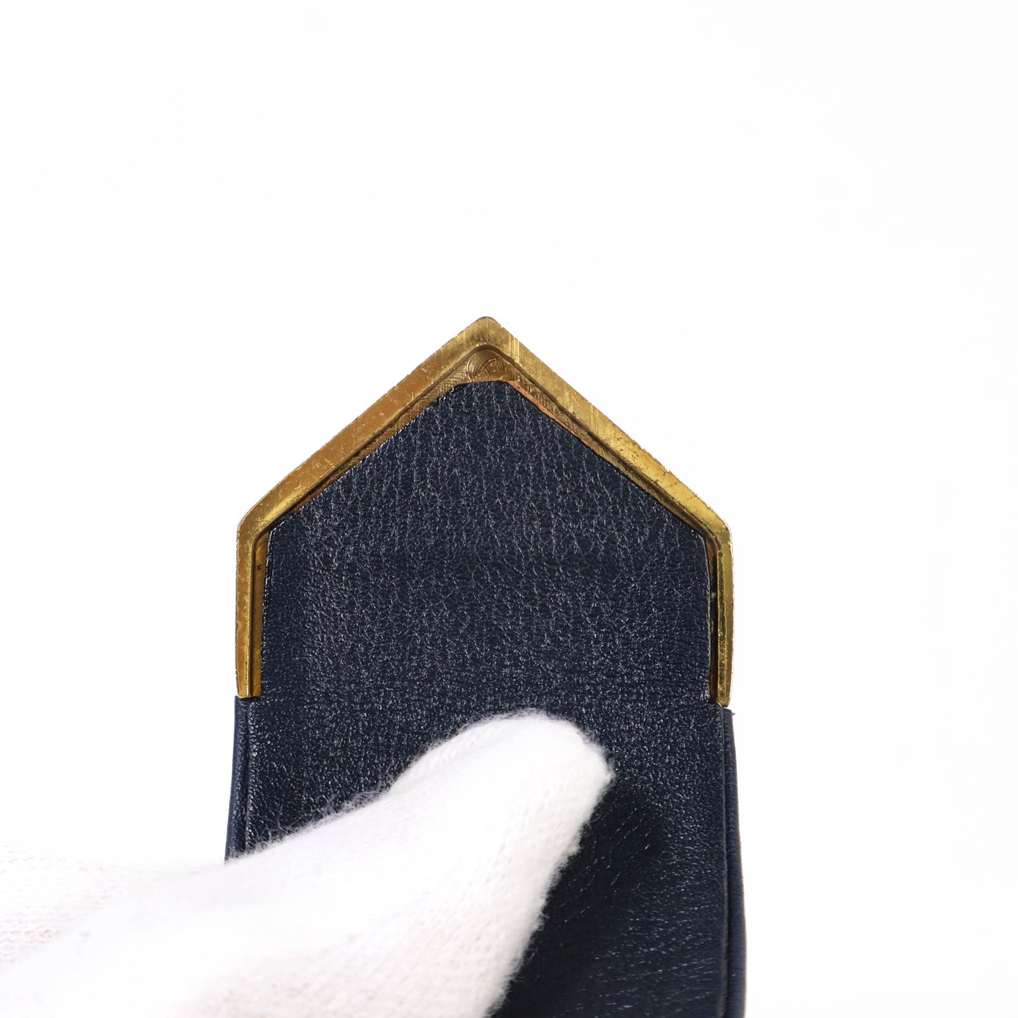 Chanel Belt Leather Black/Chain Gold 65