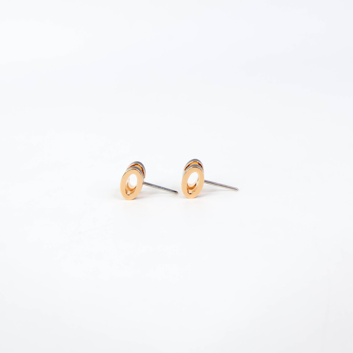 Hermes Mini Pop H Earrings Black RGHW