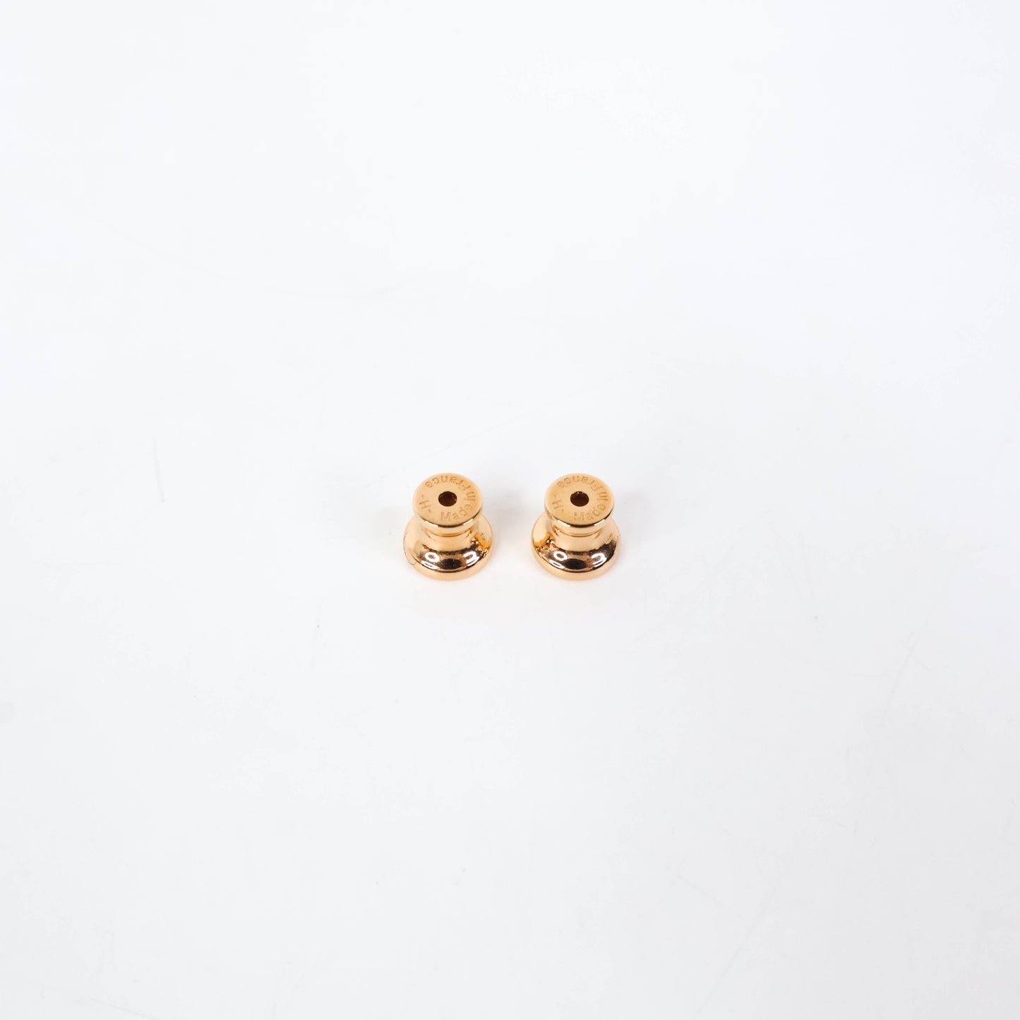 Hermes Mini Pop H Earrings Black RGHW