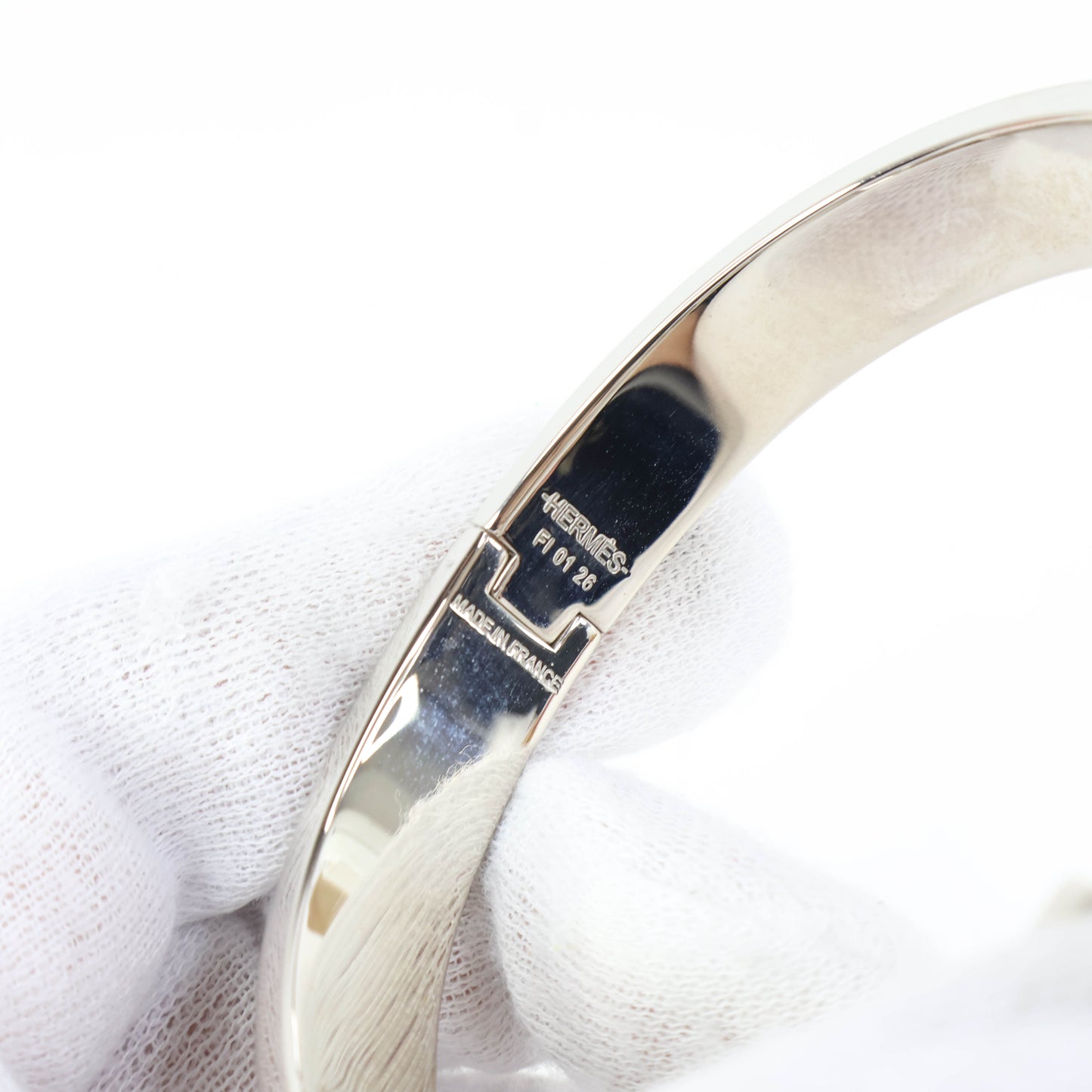 Hermes Clic H Bracelet Matte PHW