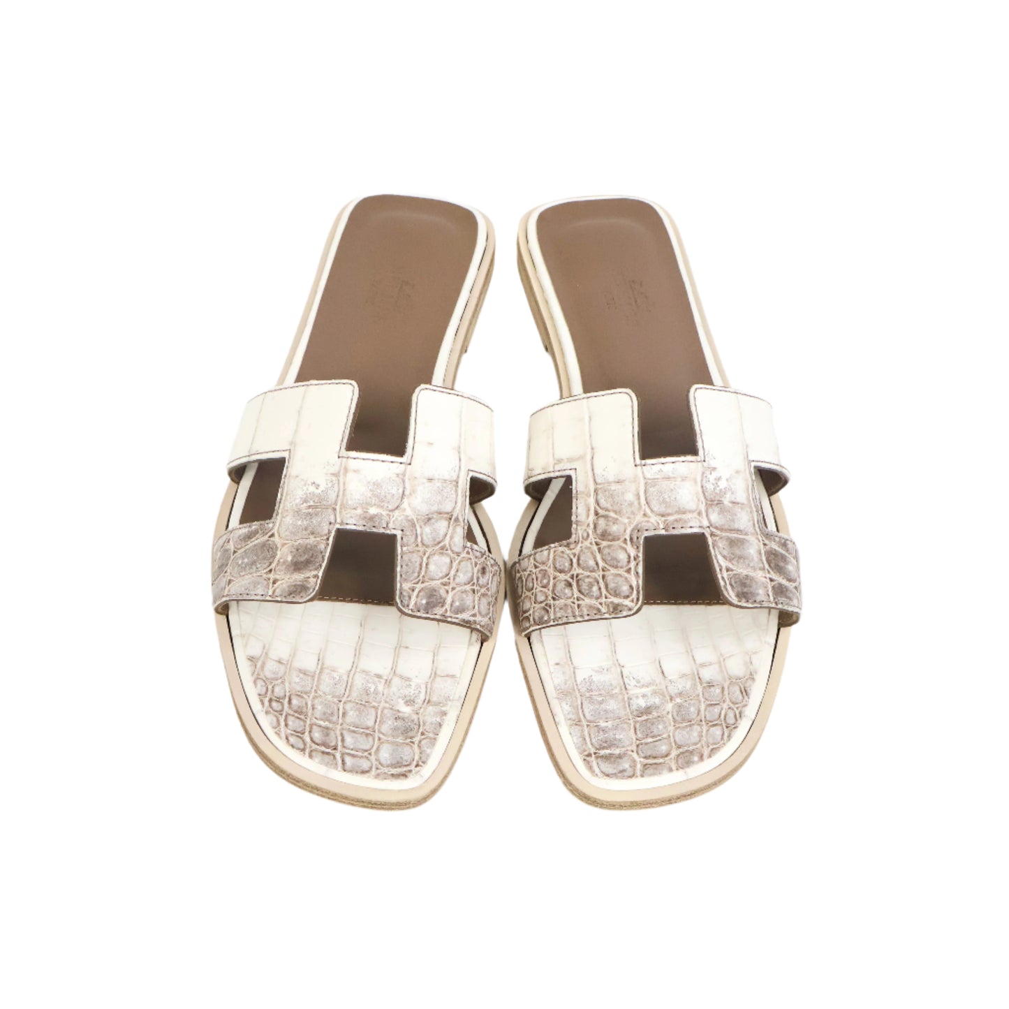 Hermes Oran Sandals Himalaya 37.5