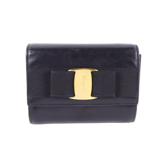 Ferragamo Mini Flap Bag Black