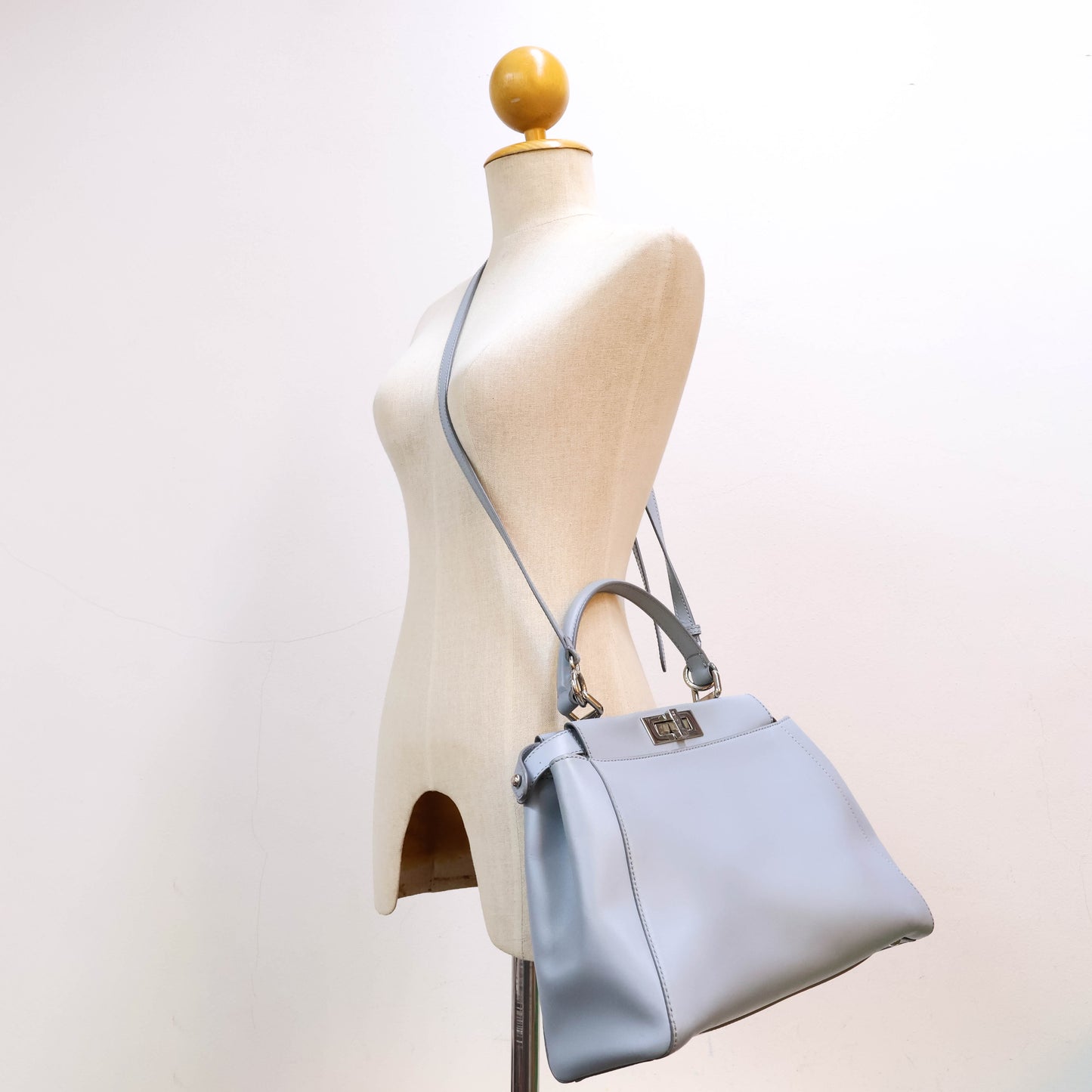 Fendi Peekaboo Medium Grey