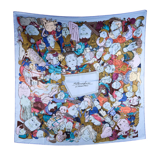 Hermes Silk Scarf 90x90 Metamorphoses