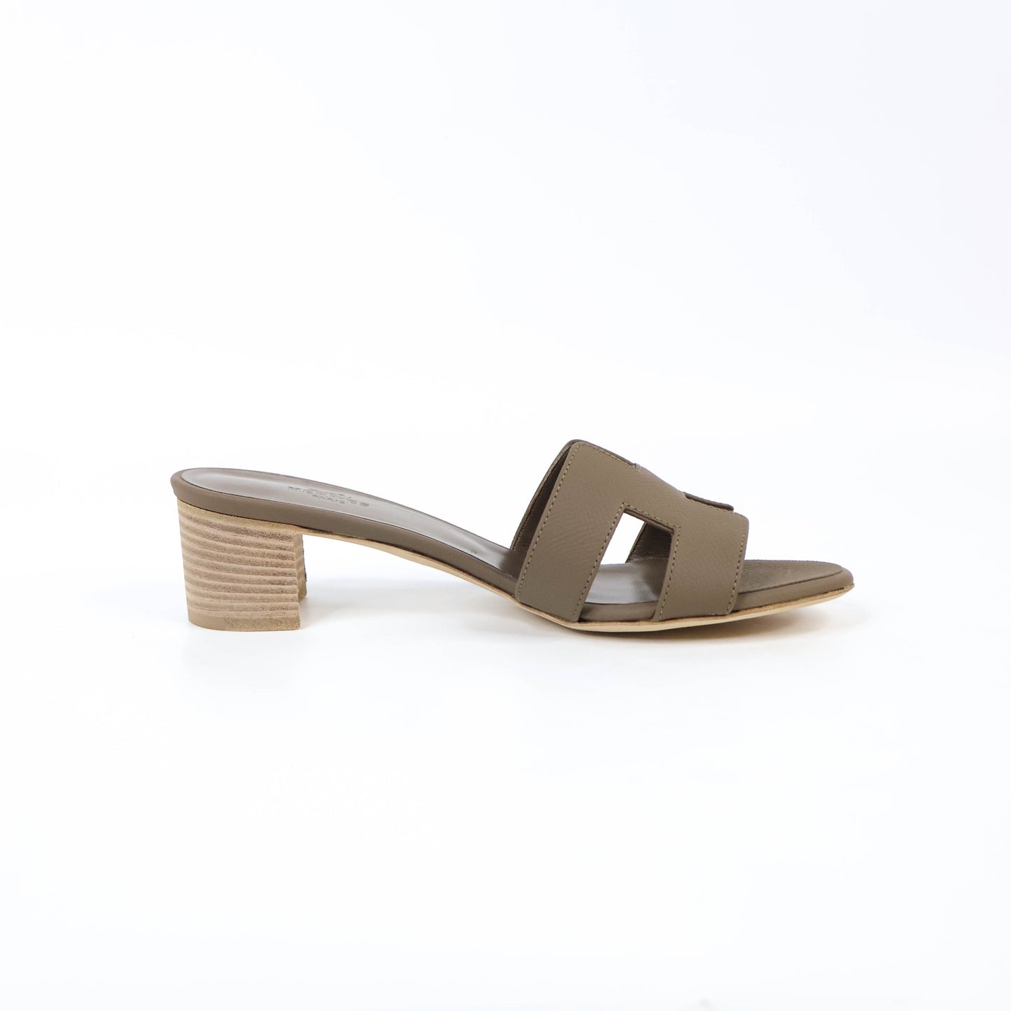 Hermes Oasis Sandals Etoupe 37.5