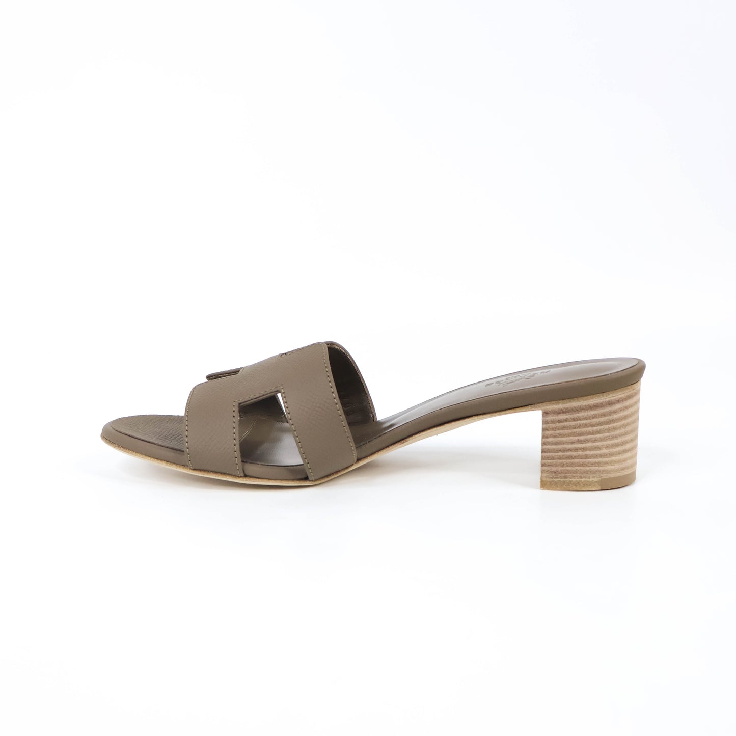Hermes Oasis Sandals Etoupe 37.5