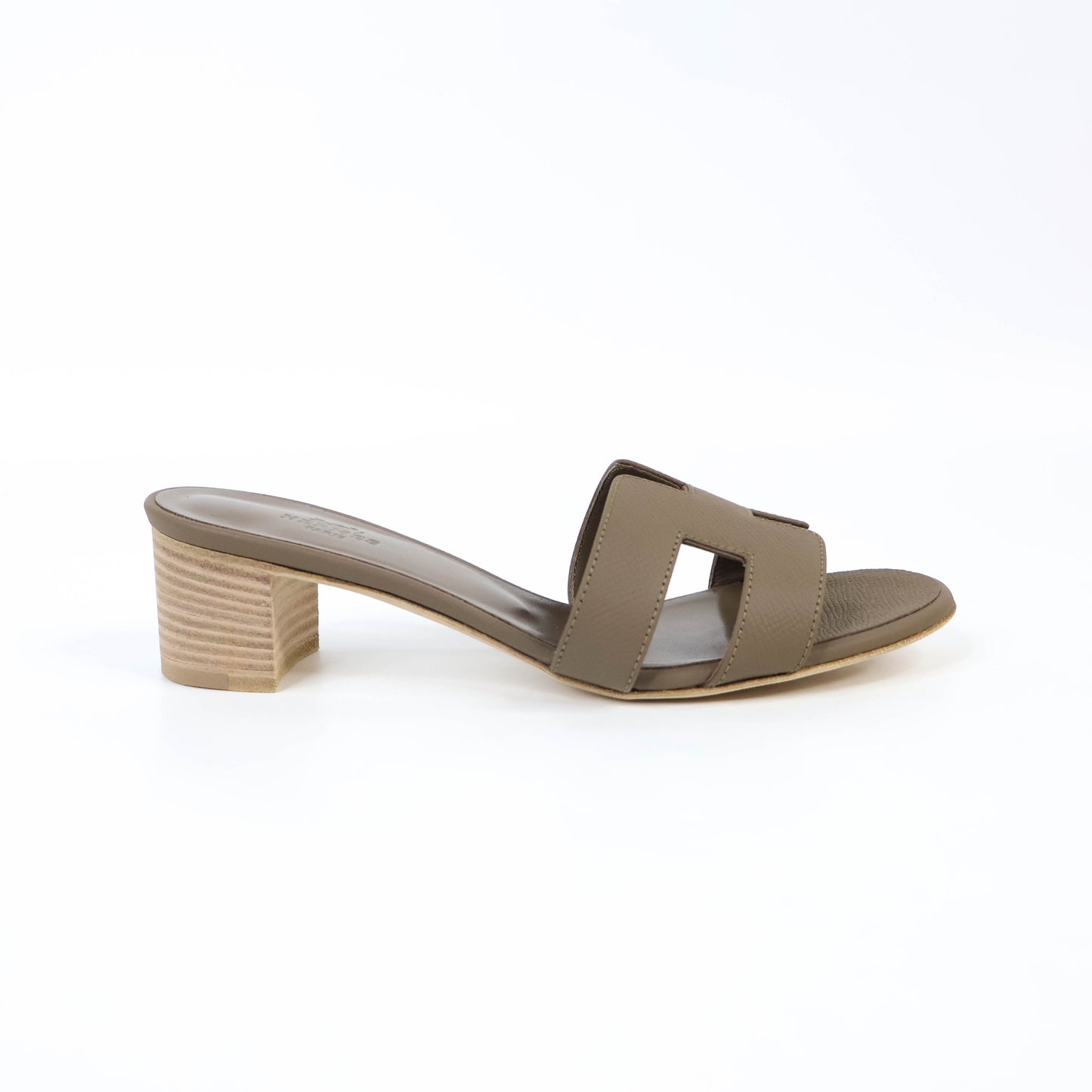 Hermes Oasis Sandals Etoupe 37.5