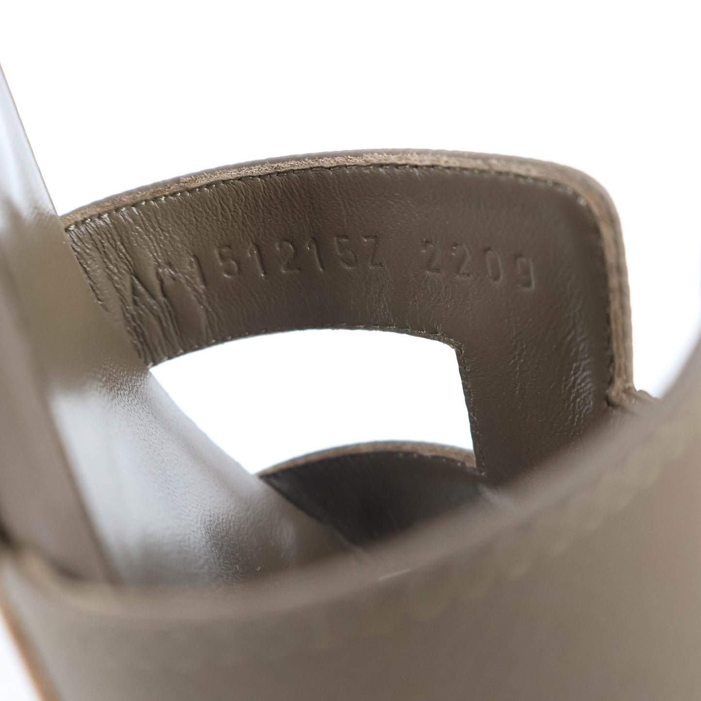 Hermes Oasis Sandals Etoupe 37.5