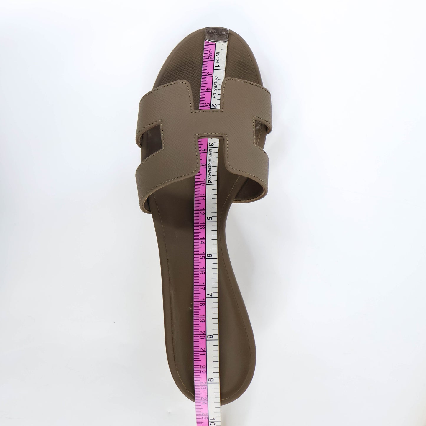 Hermes Oasis Sandals Etoupe 37.5