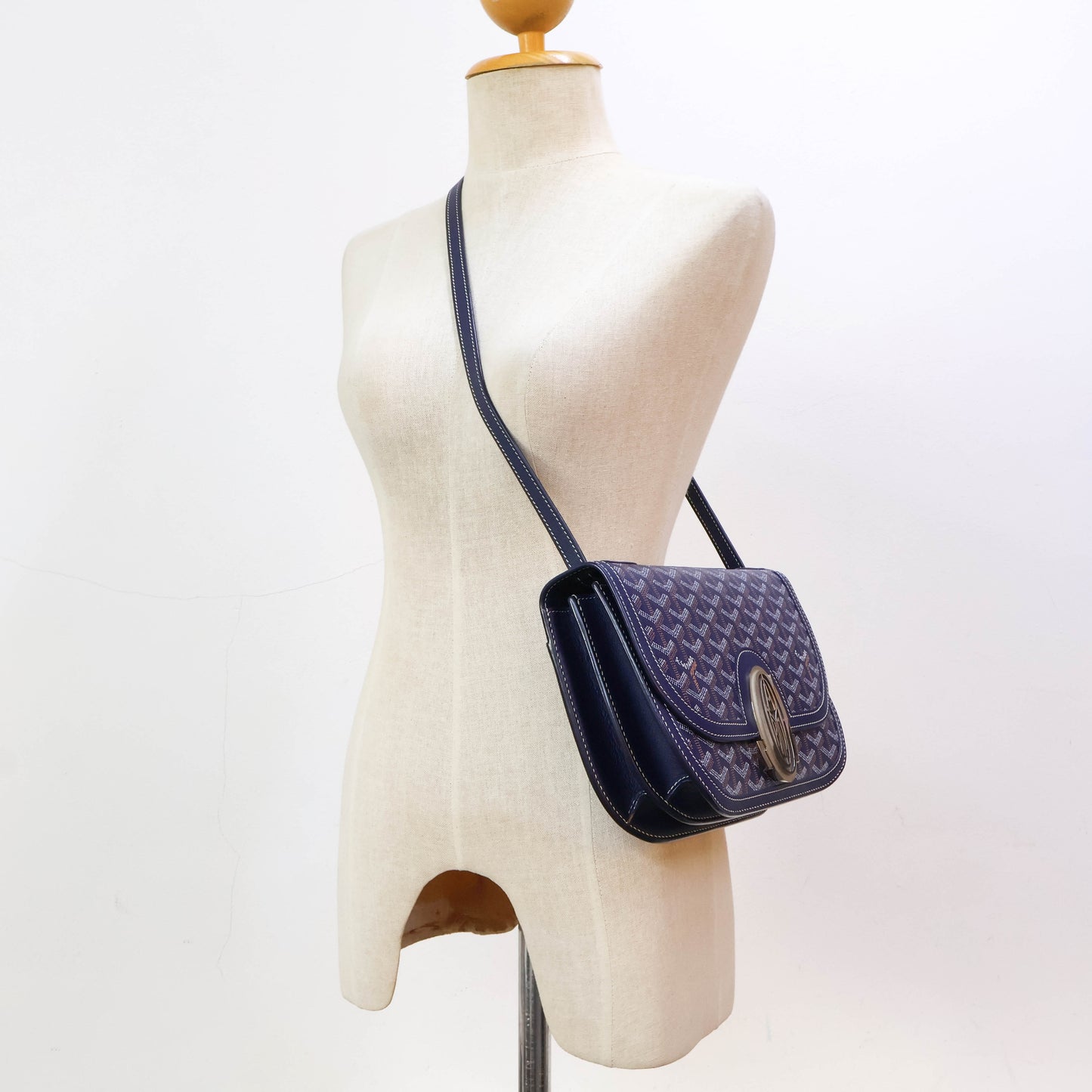 Goyard Sac 233 Blue Marine