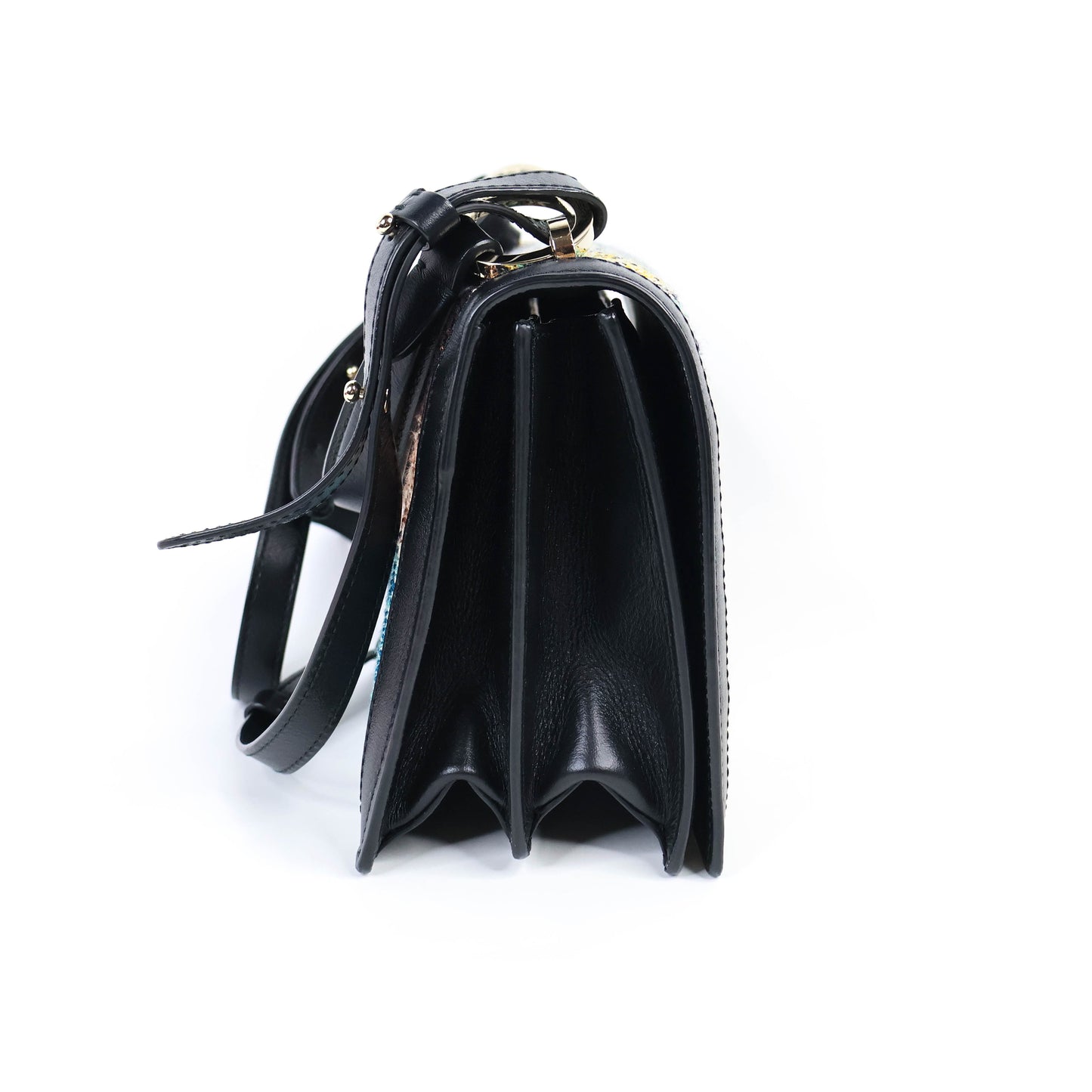 Missoni Flap Bag Crochet Knit/Leather