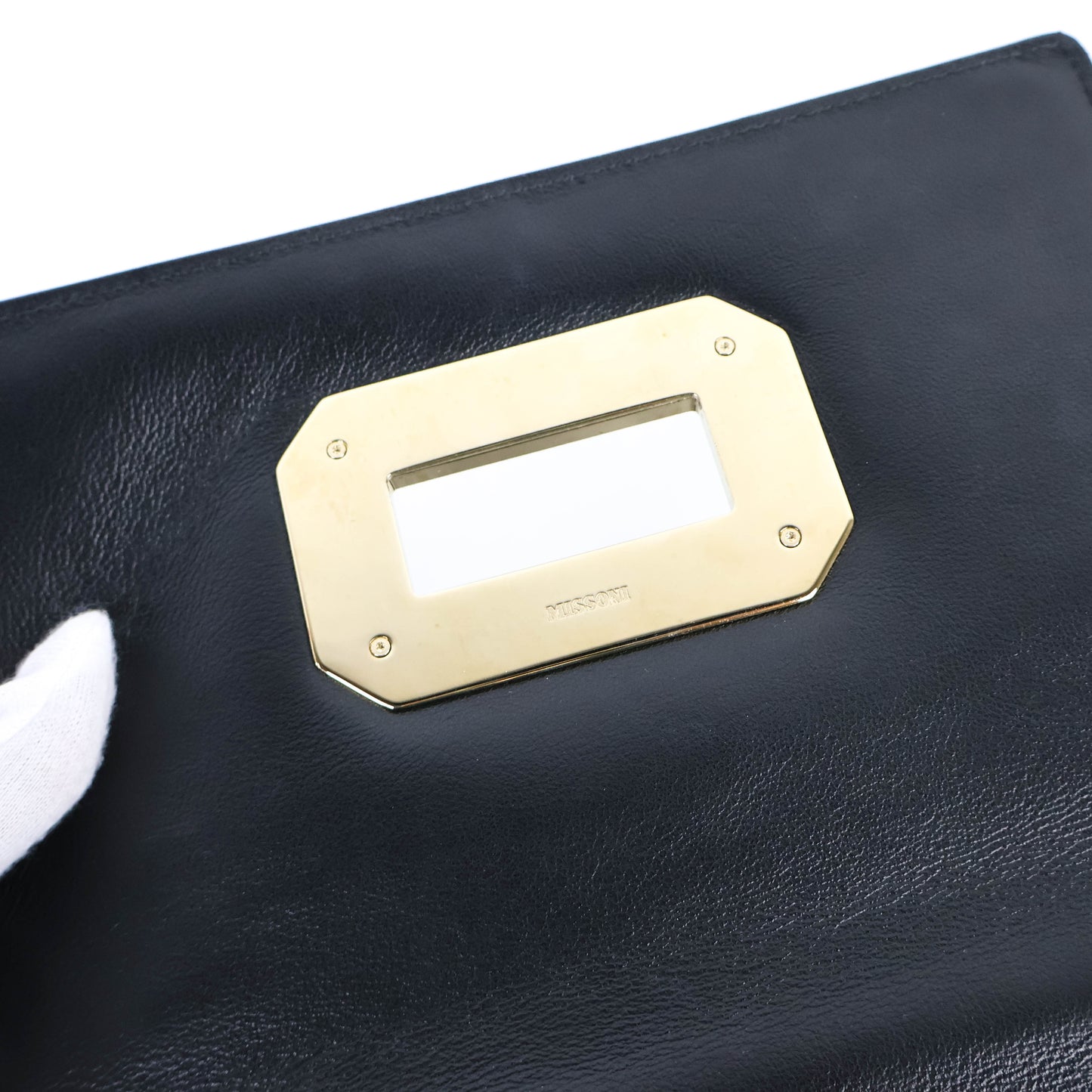 Missoni Flap Bag Crochet Knit/Leather