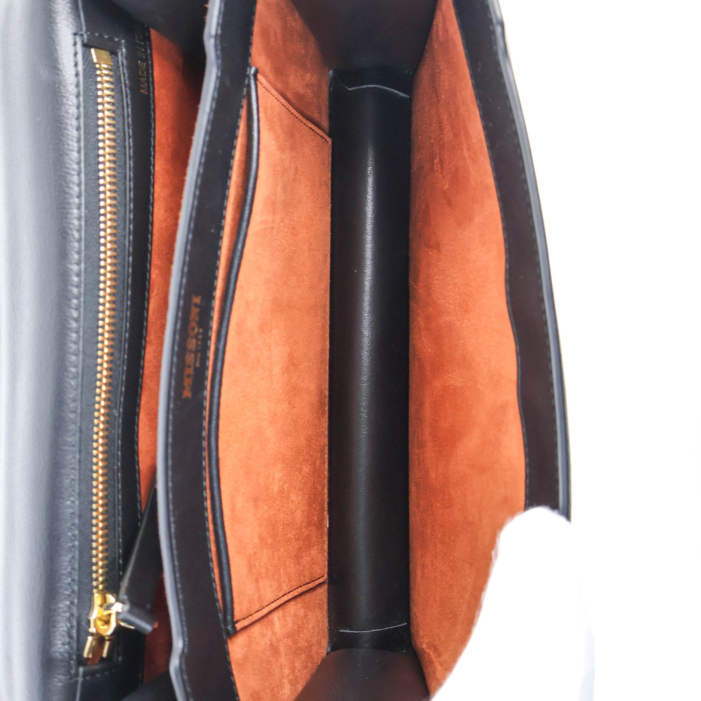 Missoni Flap Bag Crochet Knit/Leather