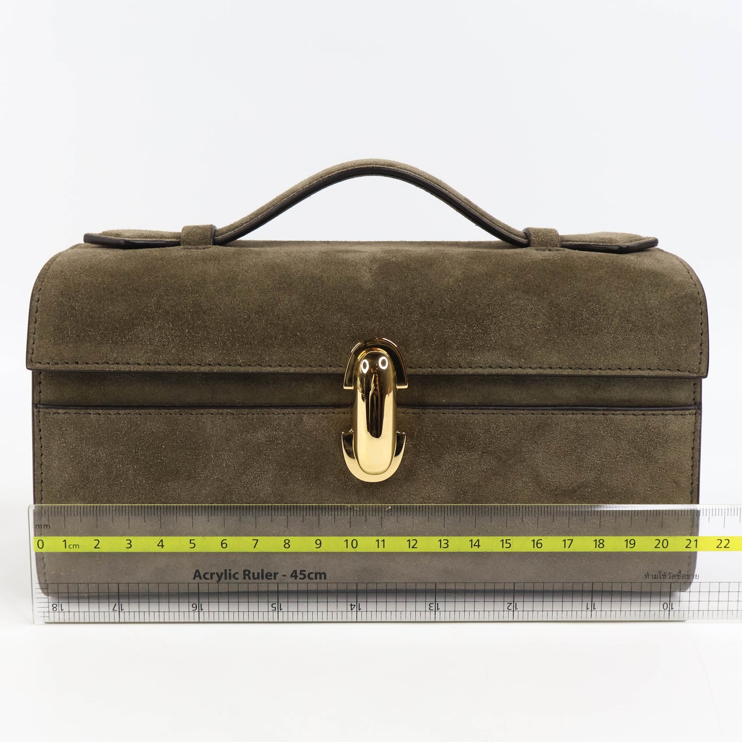 Savette Symmetry Pochette Brown Suede