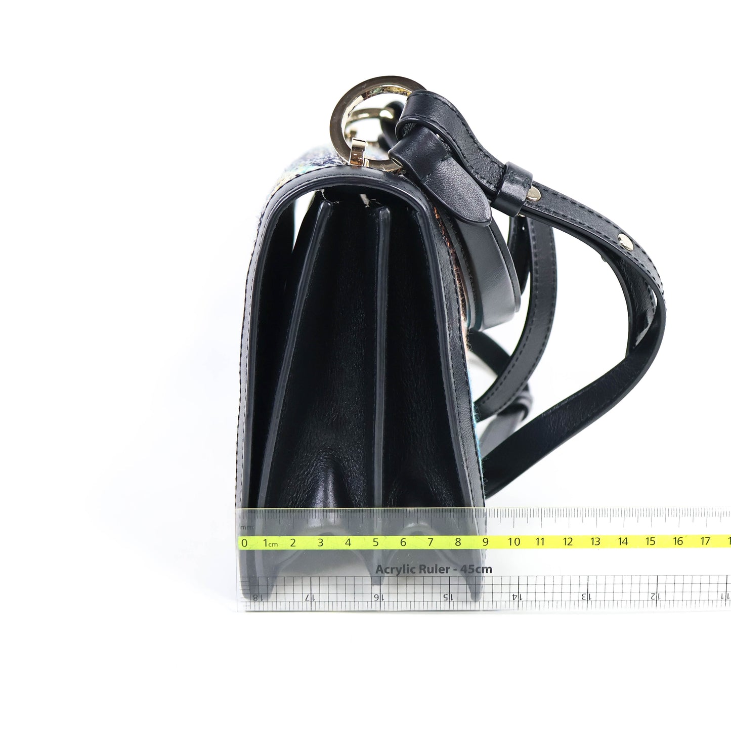 Missoni Flap Bag Crochet Knit/Leather