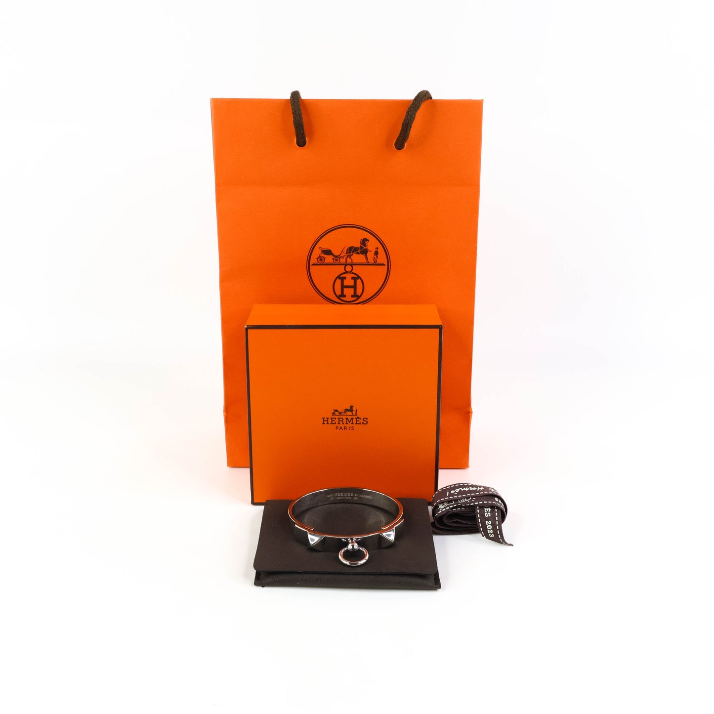 Hermes CDC Bracelet Silver